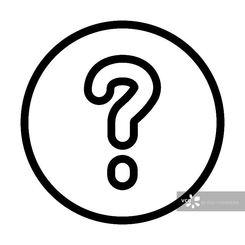 个人及商业用途的粗线帮助图标图片素材