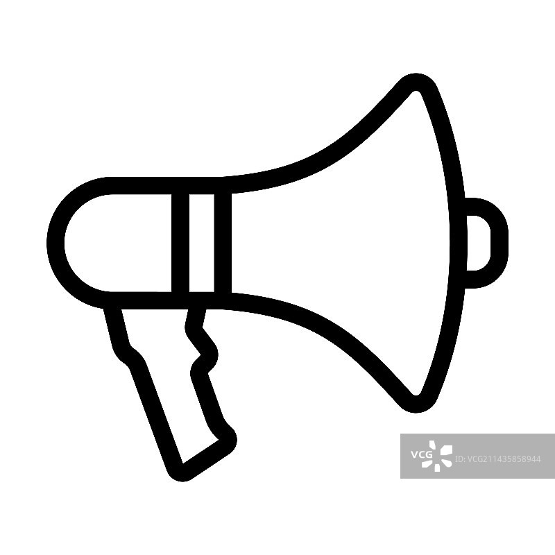 个人用途公告粗线条图标图片素材