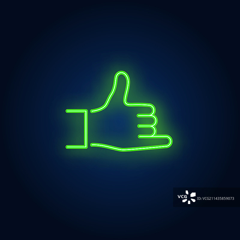 霓虹灯标志图片素材
