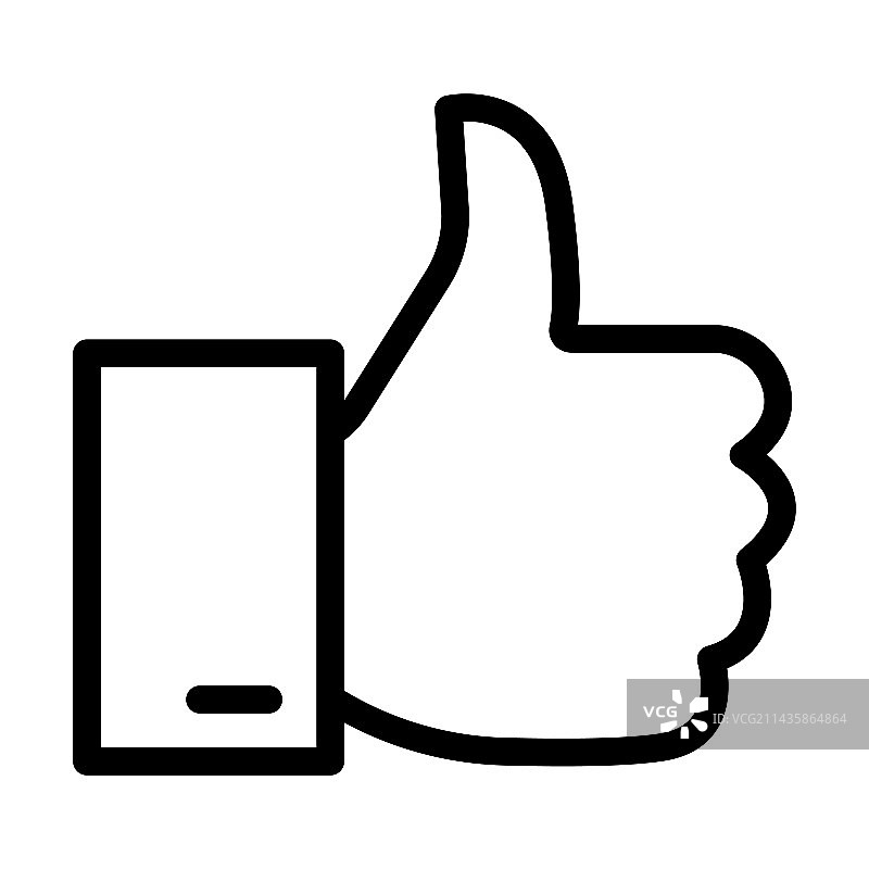 个人和商业用途的粗线条图标图片素材