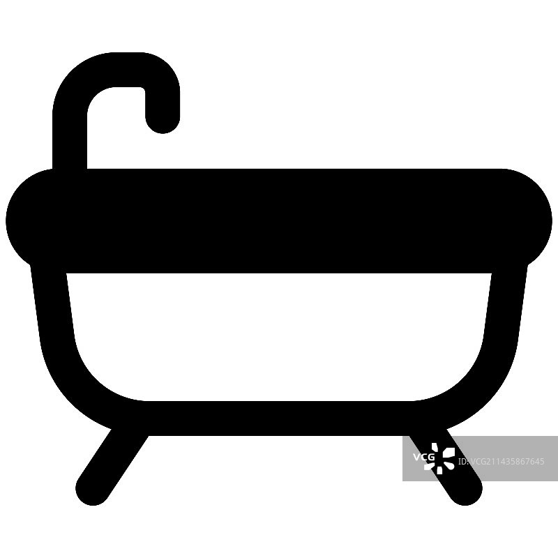 带水龙头的按摩浴缸图片素材