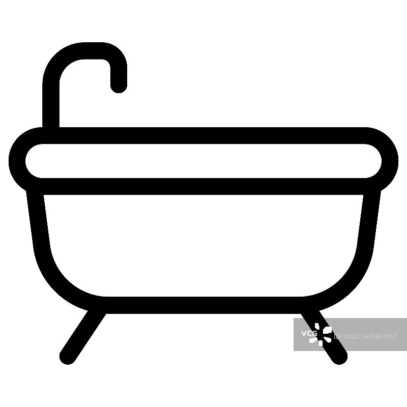 带水龙头的按摩浴缸图片素材