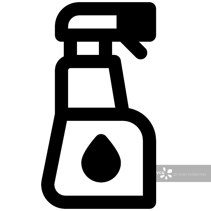 塑料喷雾瓶装清洁用品图片素材