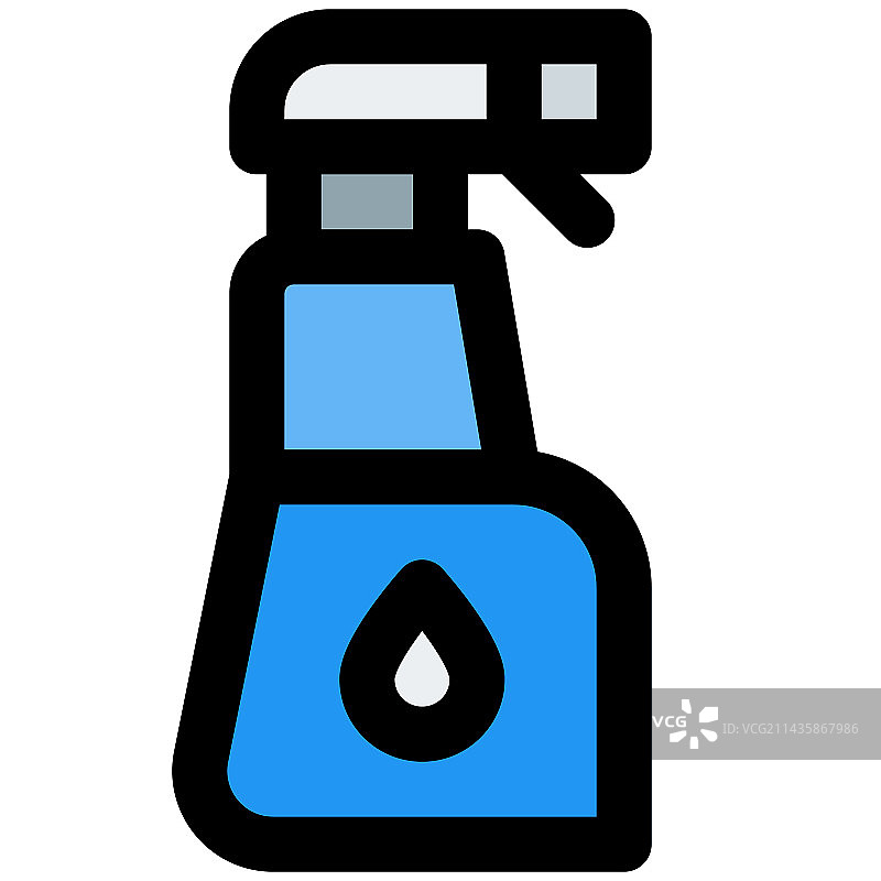 塑料喷雾瓶装清洁用品图片素材