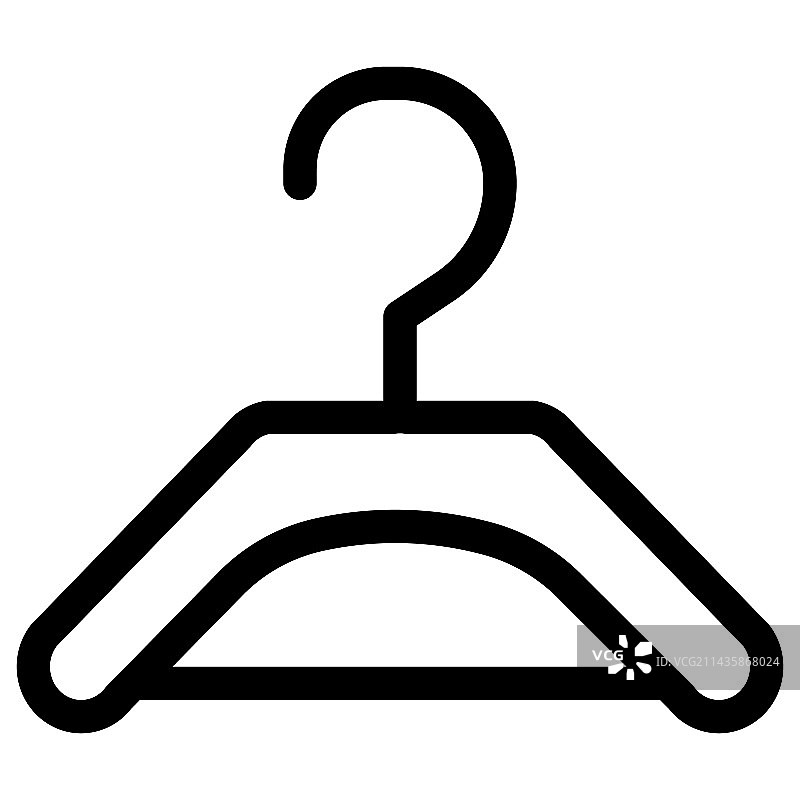 木质衣物挂钩图片素材