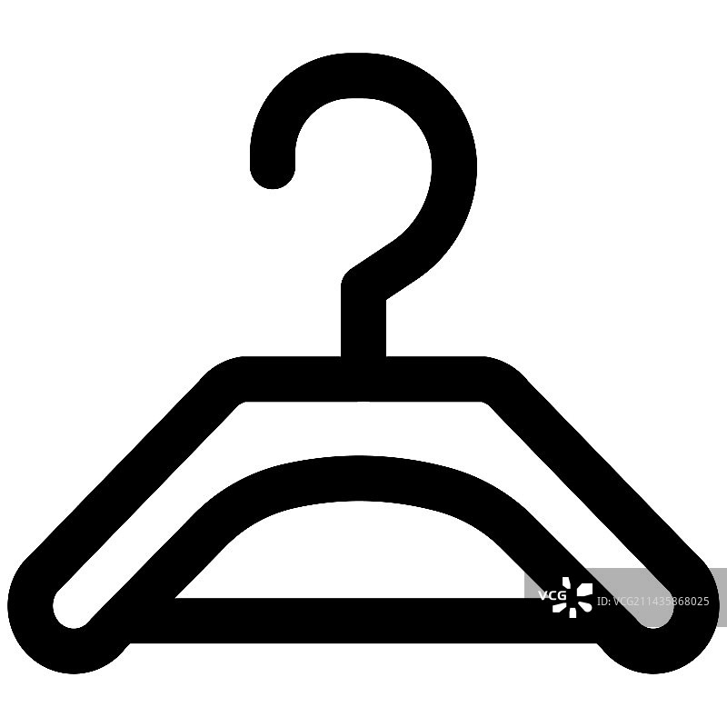 木质衣物挂钩图片素材