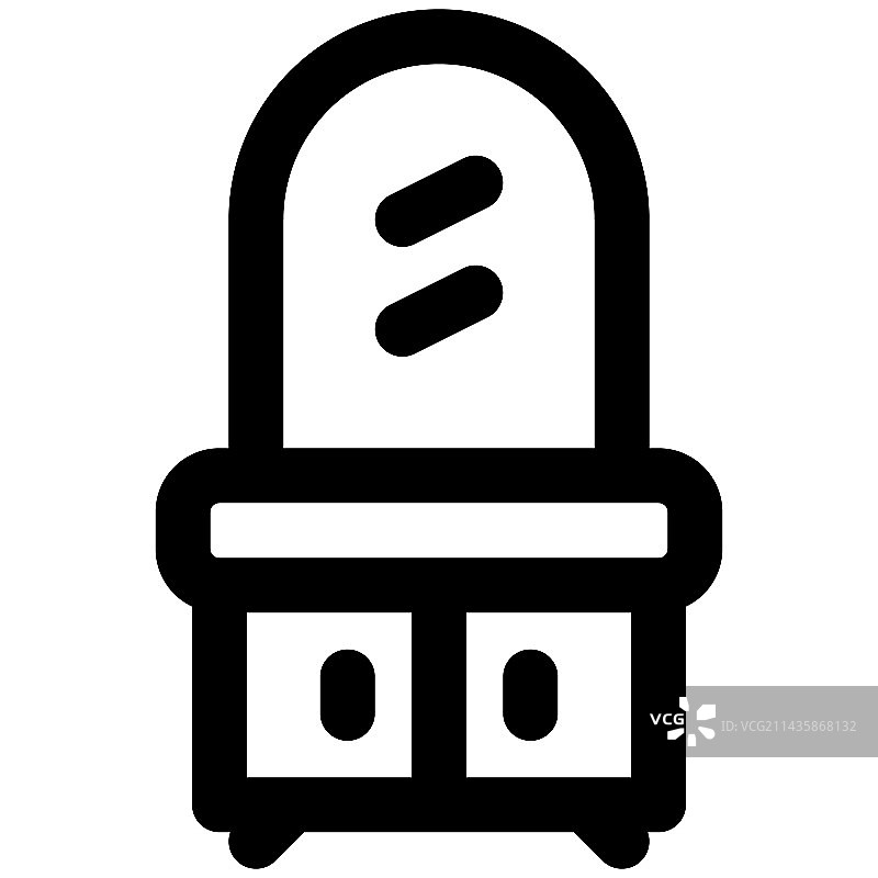 带镜子的梳妆台图片素材