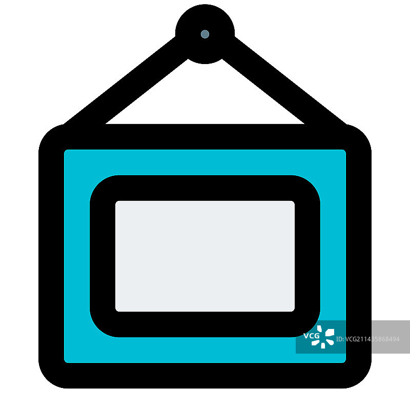 壁挂式复古画框图片素材