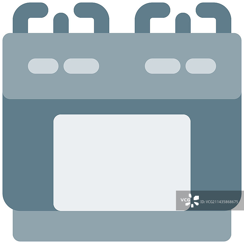 带烤架的现代燃气灶图片素材