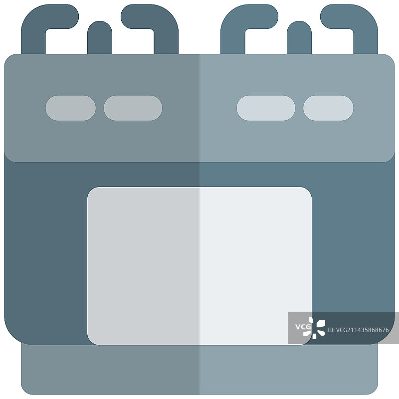 带烤架的现代燃气灶图片素材