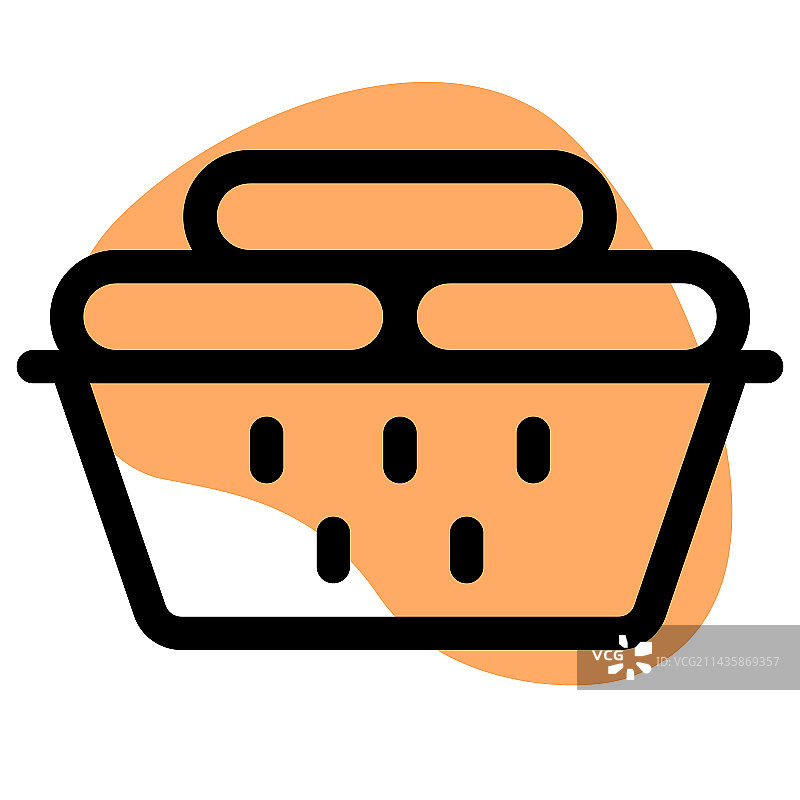 用于装待洗衣物的洗衣篮图片素材