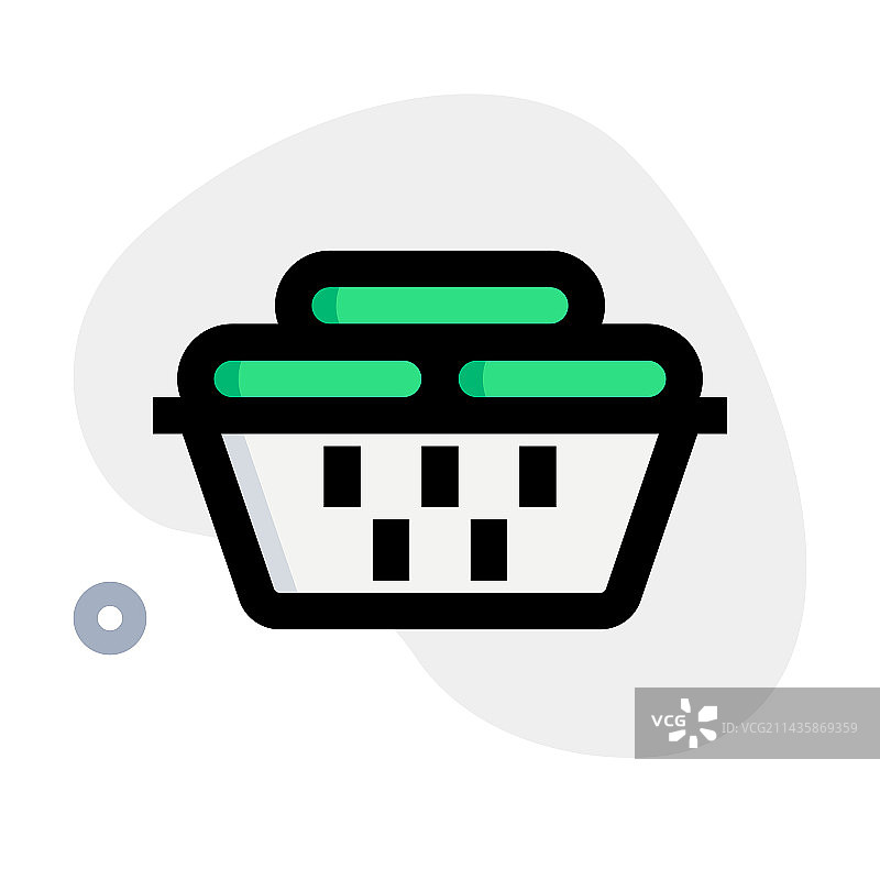 用于装待洗衣物的洗衣篮图片素材