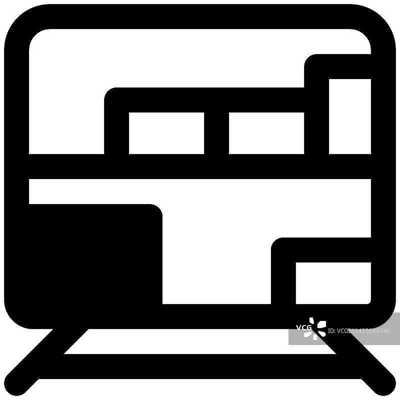 方便放置在床边的床头柜图片素材