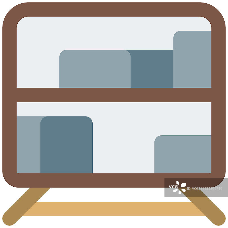 方便放置在床边的床头柜图片素材