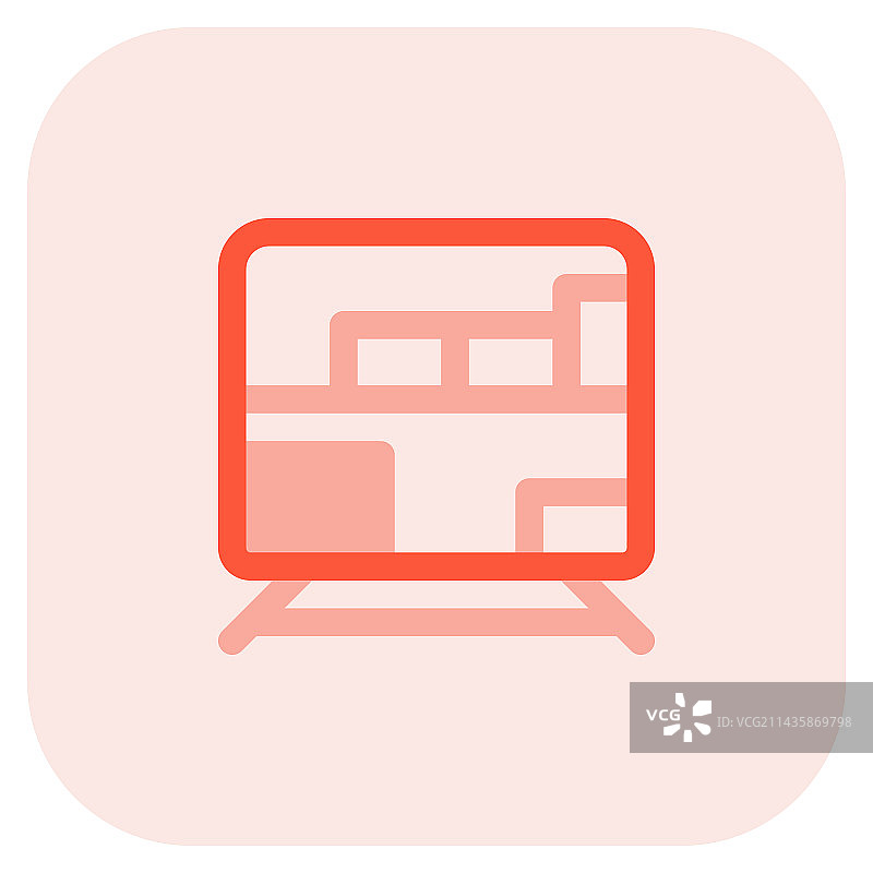 方便放置在床边的床头柜图片素材