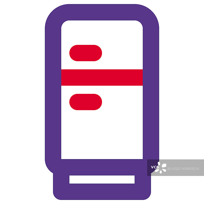 双开门大容量冰箱图片素材