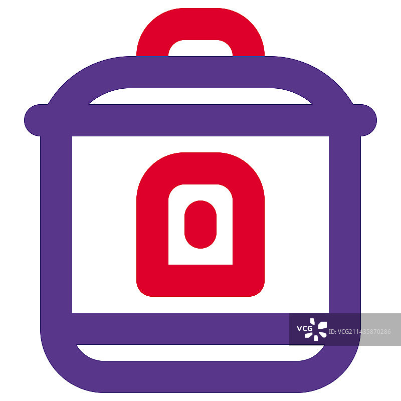 谷物在电压力锅中快速烹饪图片素材