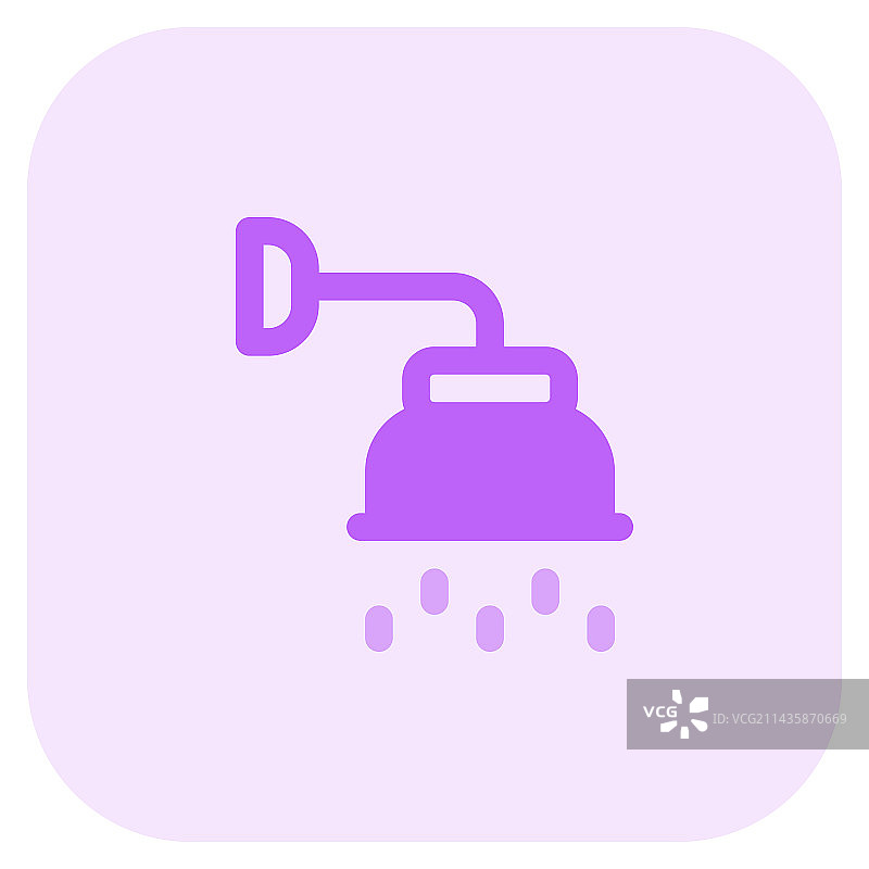 壁挂式淋浴头出水图片素材