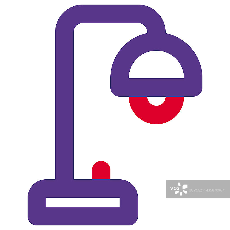 带可折叠支架的台灯图片素材