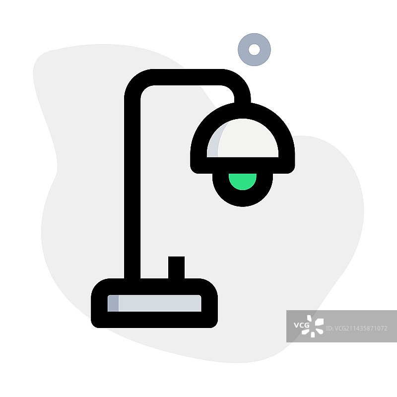 带可折叠支架的台灯图片素材