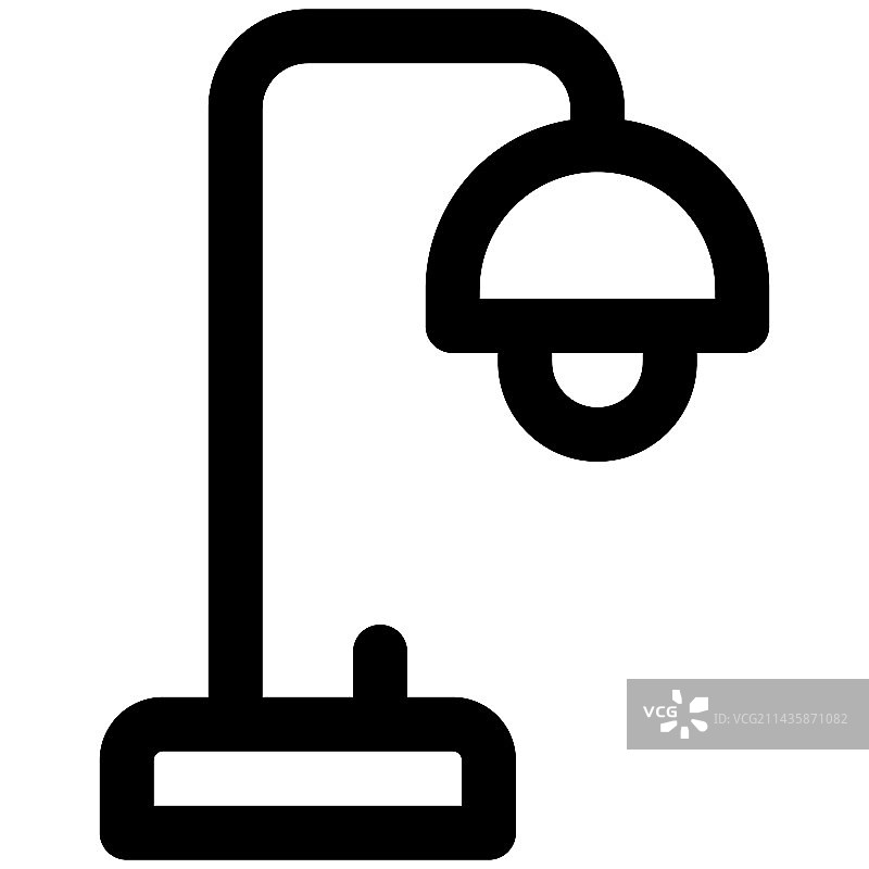 带可折叠支架的台灯图片素材