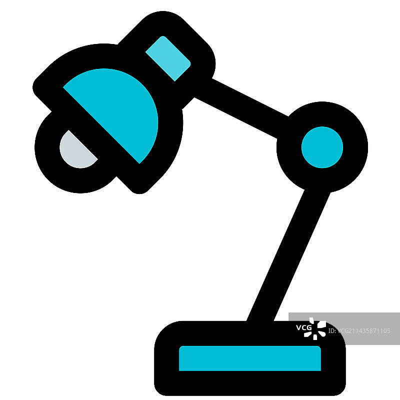 友好的折叠桌灯学习图片素材