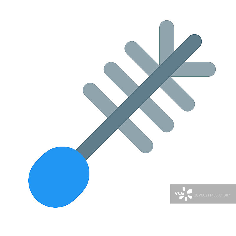 清洁用带刷毛的马桶刷图片素材