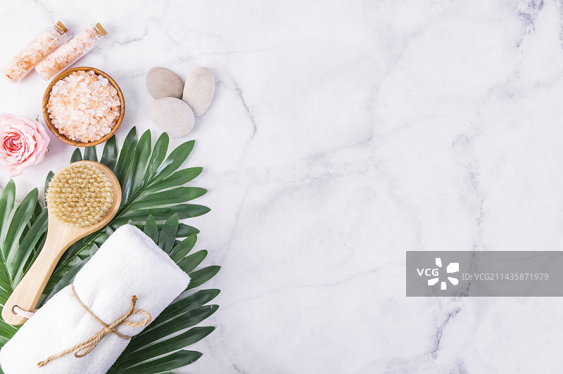 女性护肤SPA水疗健康套装图片素材