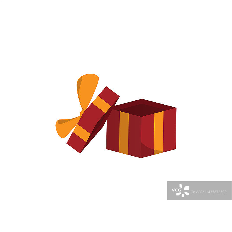 已打开的礼品盒图片素材