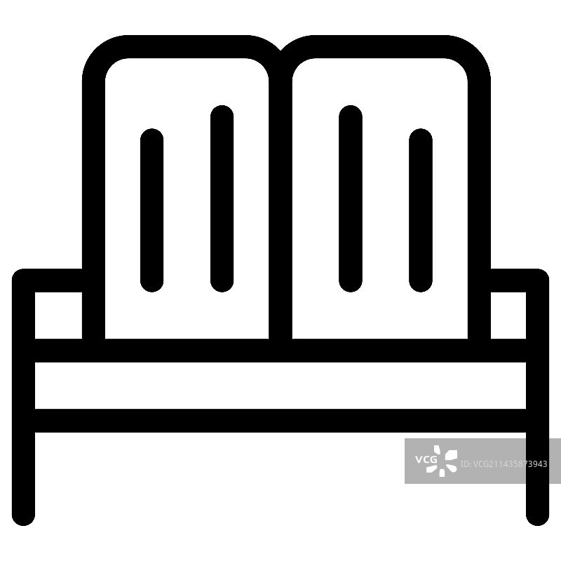 宽座户外躺椅图片素材