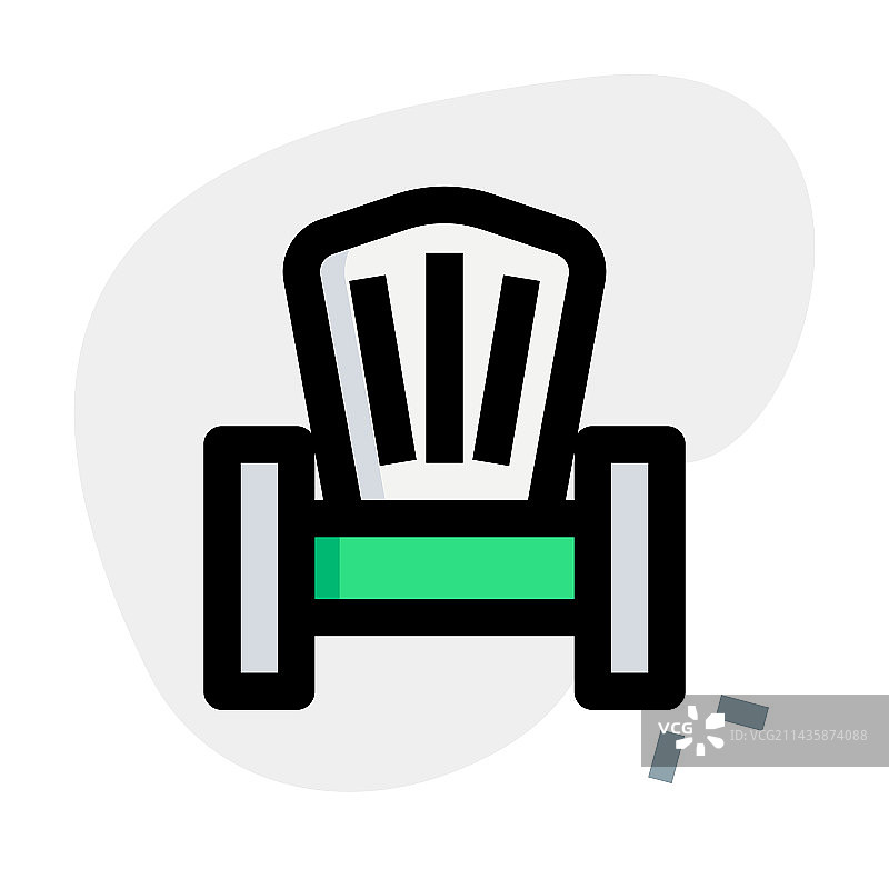 用于放松的阿迪朗达克椅图片素材