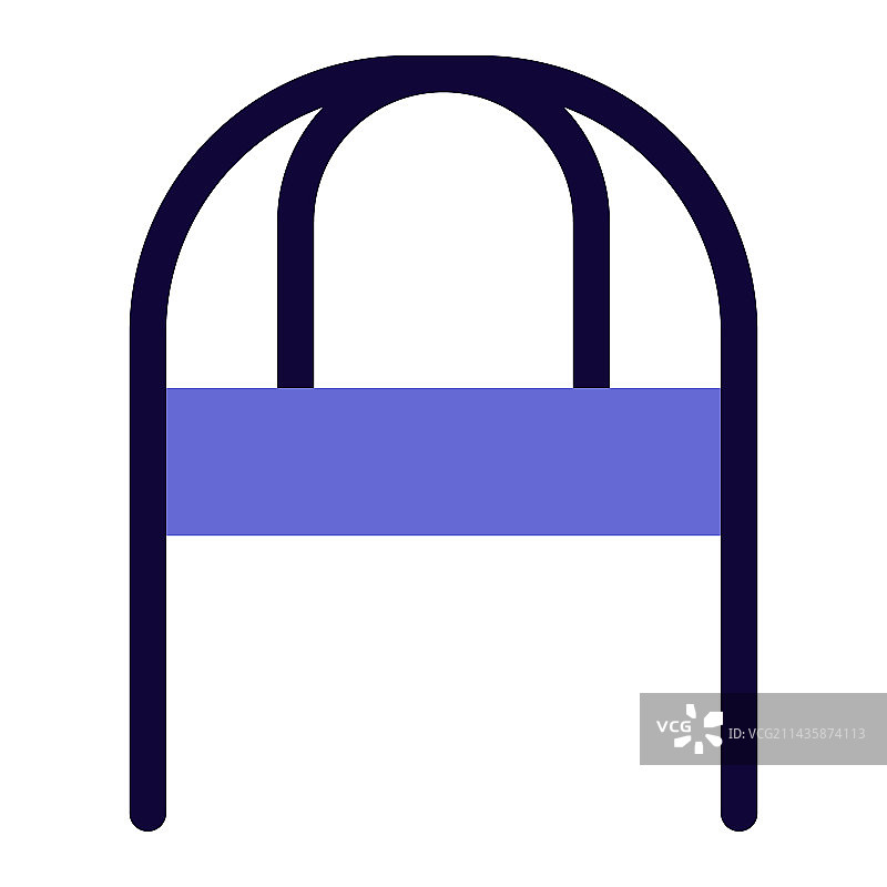 木制扶手椅的圆形靠背图片素材