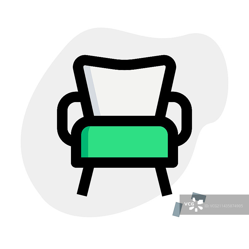 为放松而设计的时尚豪华座椅图片素材