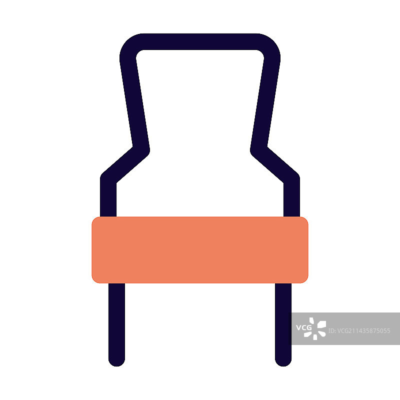 高靠背软垫椅图片素材