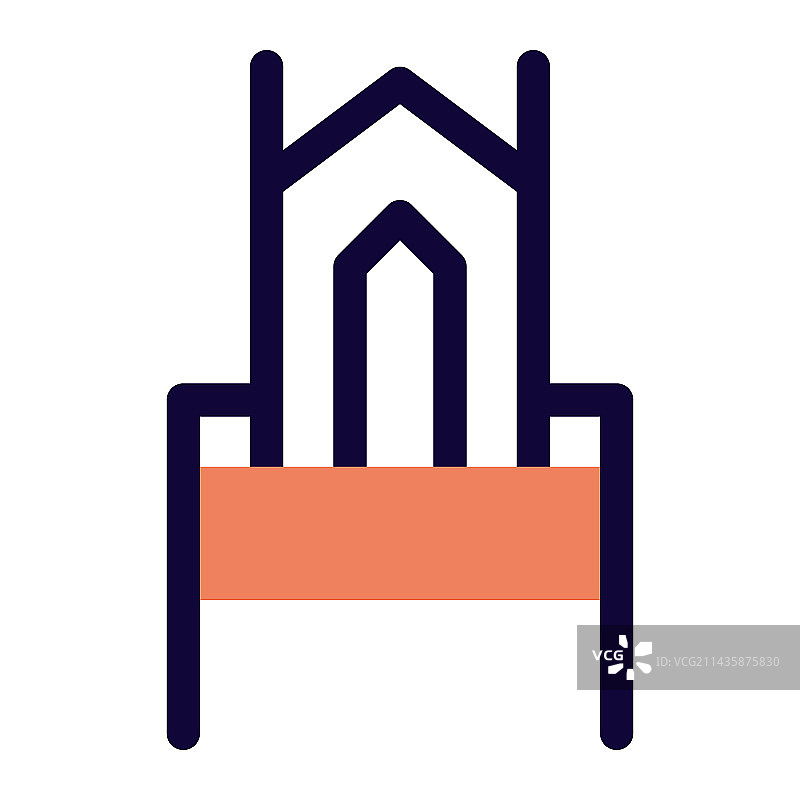 复古风格木制吟游诗人椅图片素材