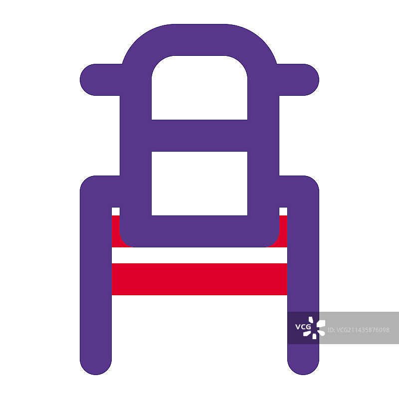 带有时尚靠背的吟游时代椅子图片素材