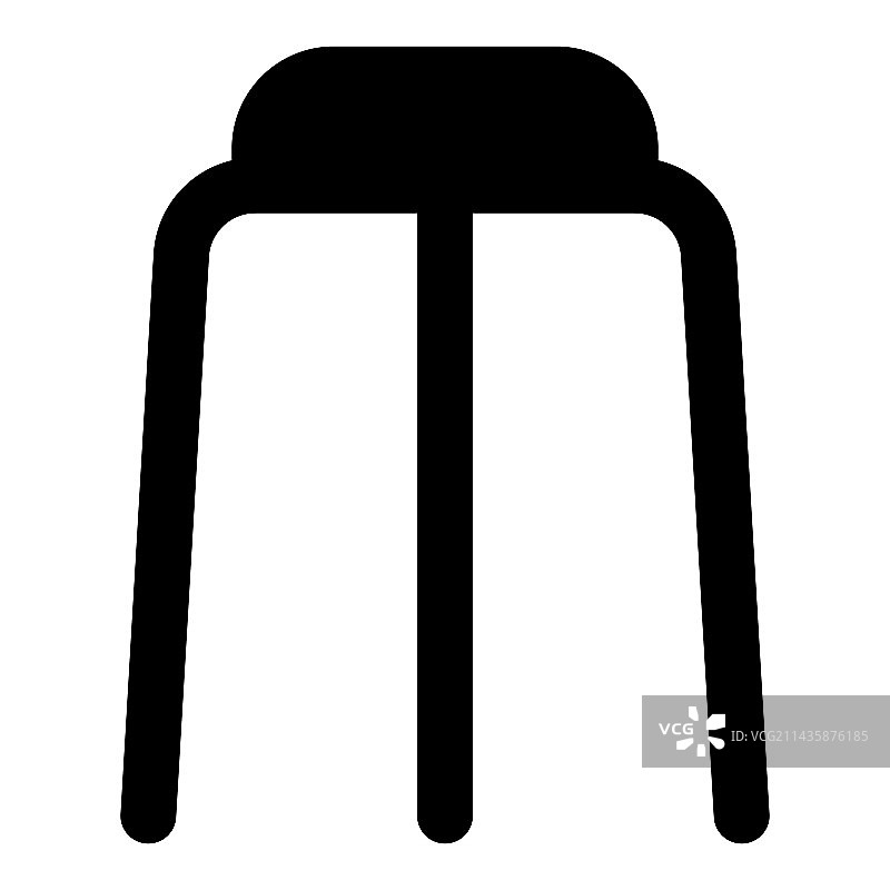 三长腿的酒吧凳图片素材