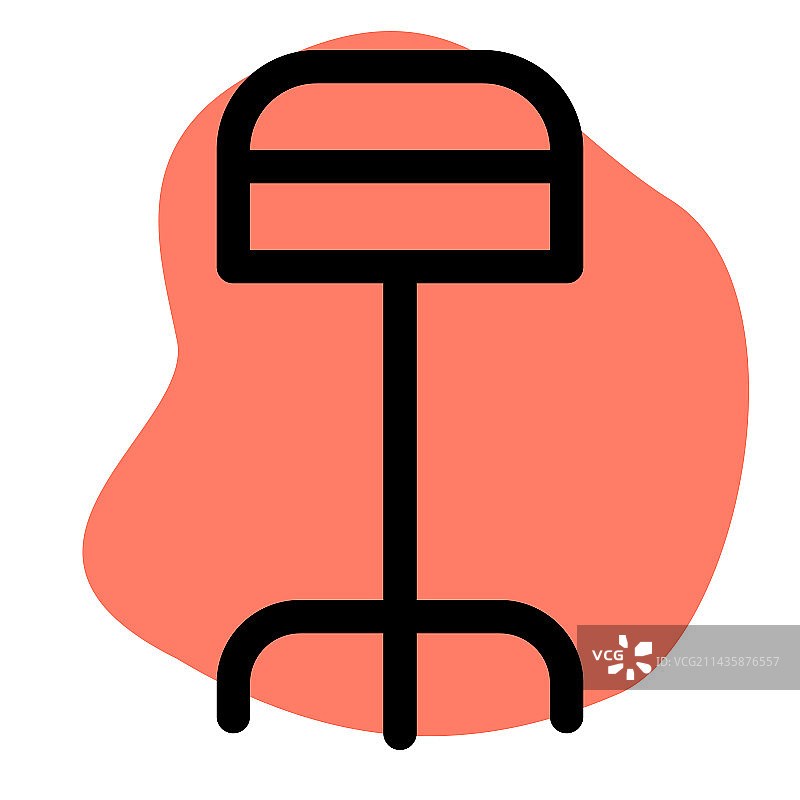 用于装饰的时尚酒吧高脚凳图片素材