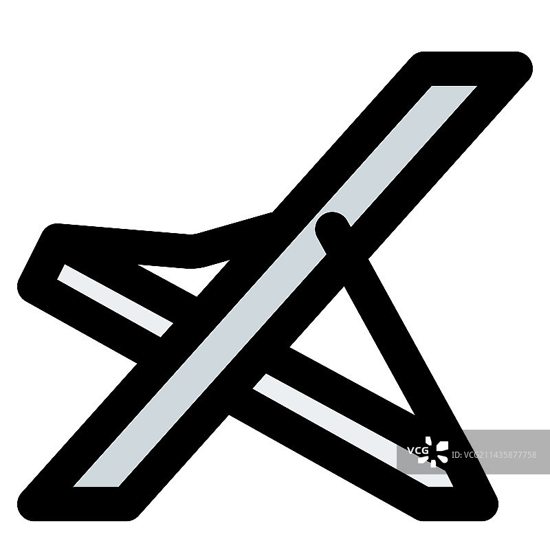 便捷的独特度假沙滩椅图片素材