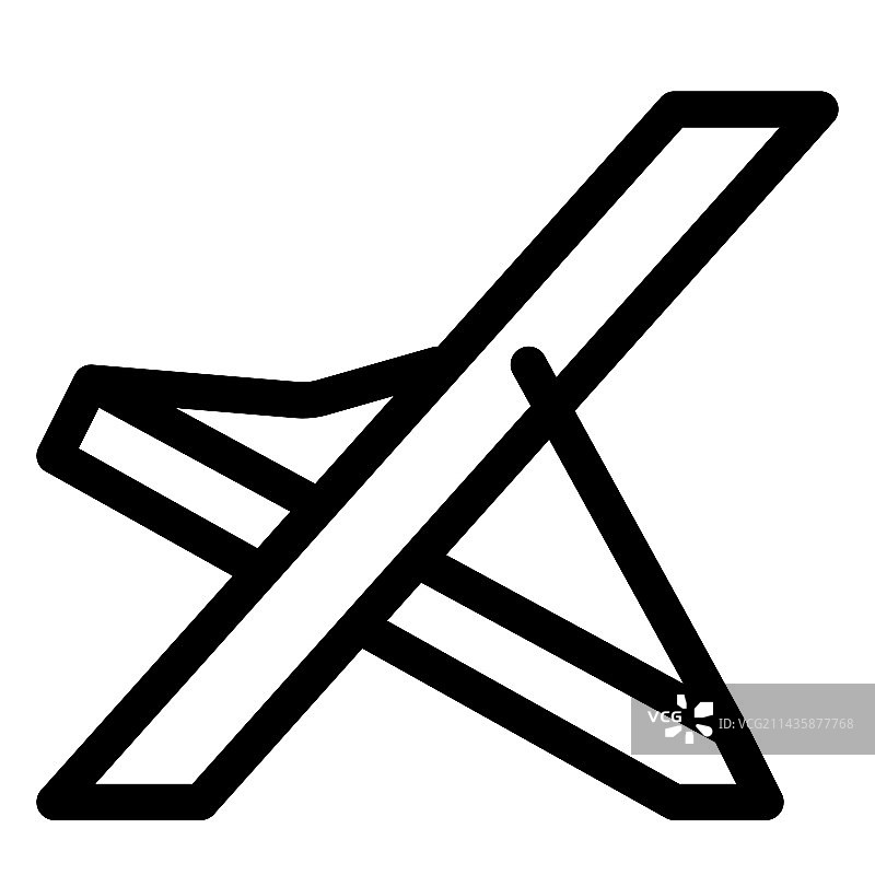 便捷的独特度假沙滩椅图片素材