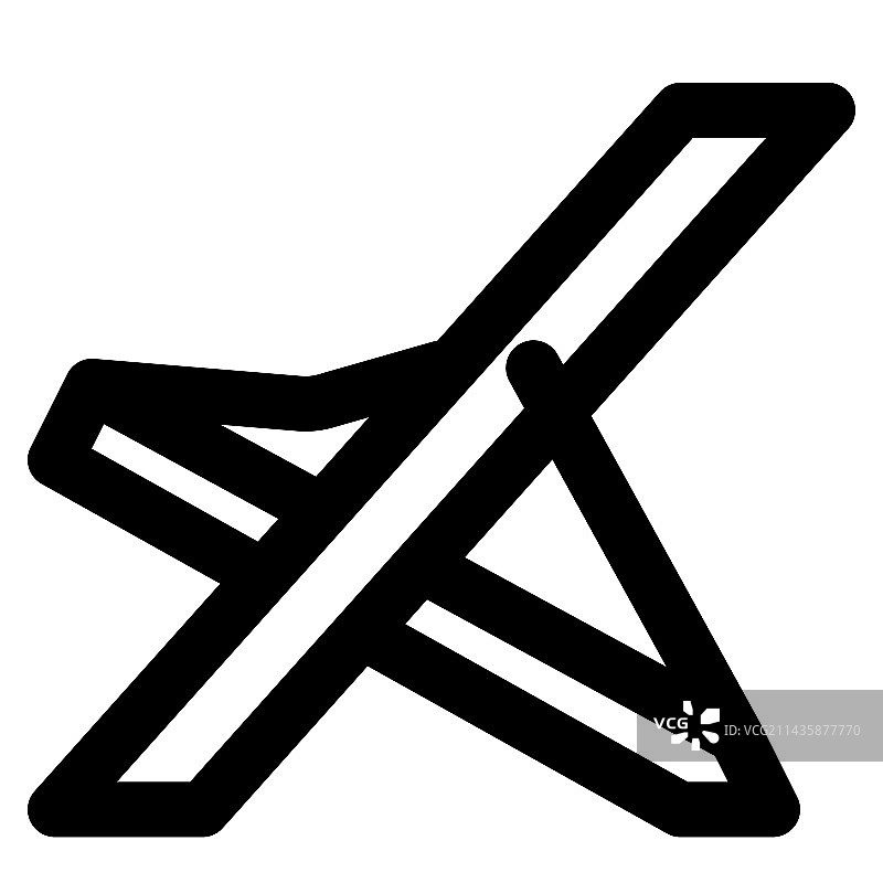 便捷的独特度假沙滩椅图片素材