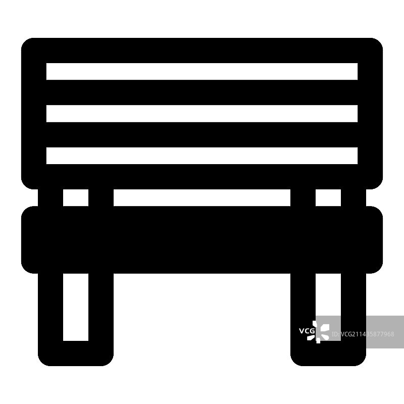 多人木制长椅图片素材