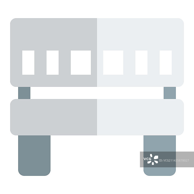 带靠背的长椅图片素材