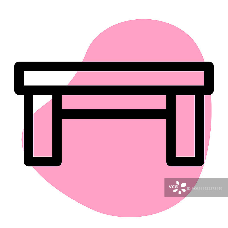 用于坐着休息的木凳图片素材