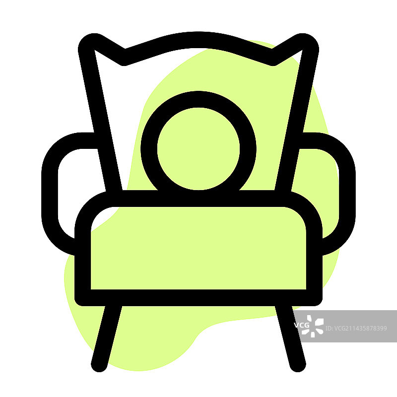 贝尔格雷，一种封闭的软垫扶手椅图片素材