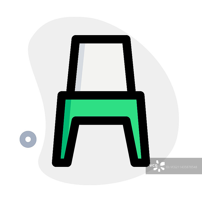 成人尺寸的塑料Bofinger椅子图片素材