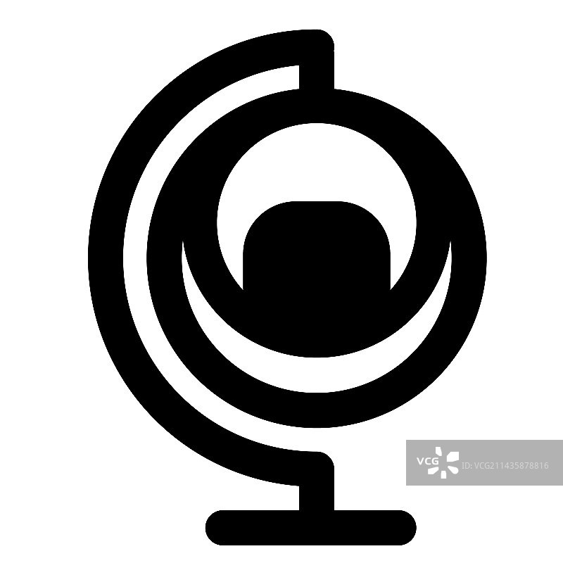 舒适的带软垫气泡椅图片素材