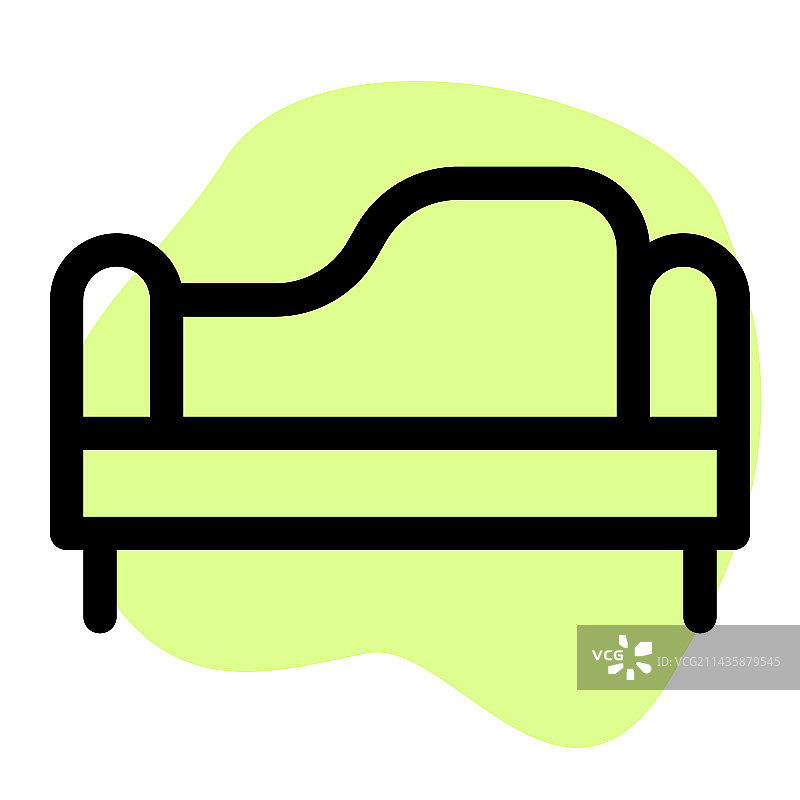 带扶手的舒适软垫躺椅图片素材