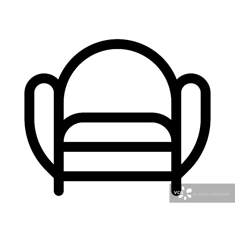 带侧翼的舒适俱乐部沙发图片素材