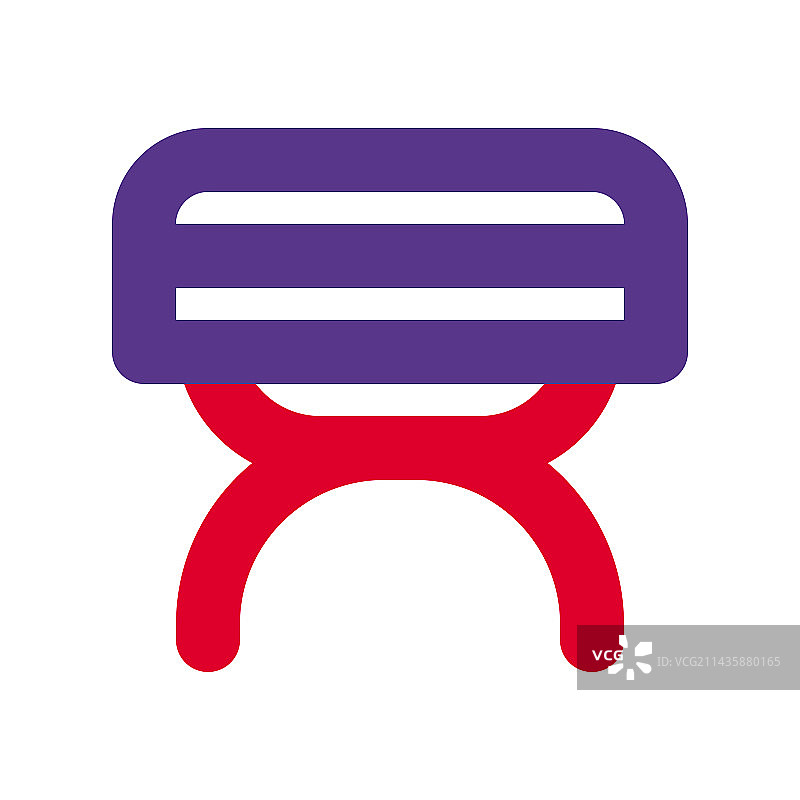 紧凑型木制弧形克鲁伊尔椅图片素材